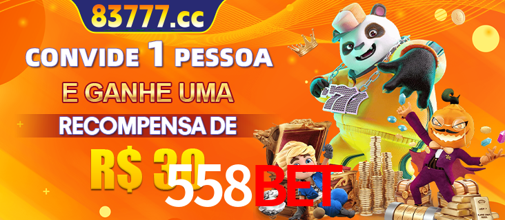 Banner institucional da 558bet sobre parceria de marcas e criação de uma marca de excelência, apresentando os mascotes de jogos populares como o Fortune Tiger.